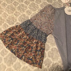 Lt. Denim Bell Sleeve Top NWT